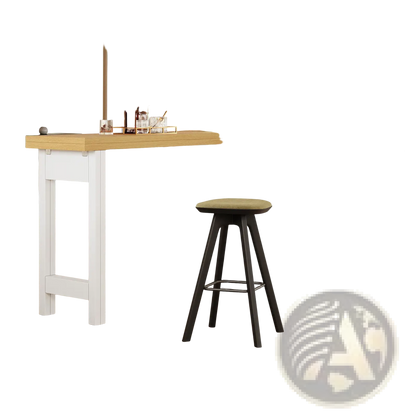 Extendable Kitchen Island Dining Table with Storage