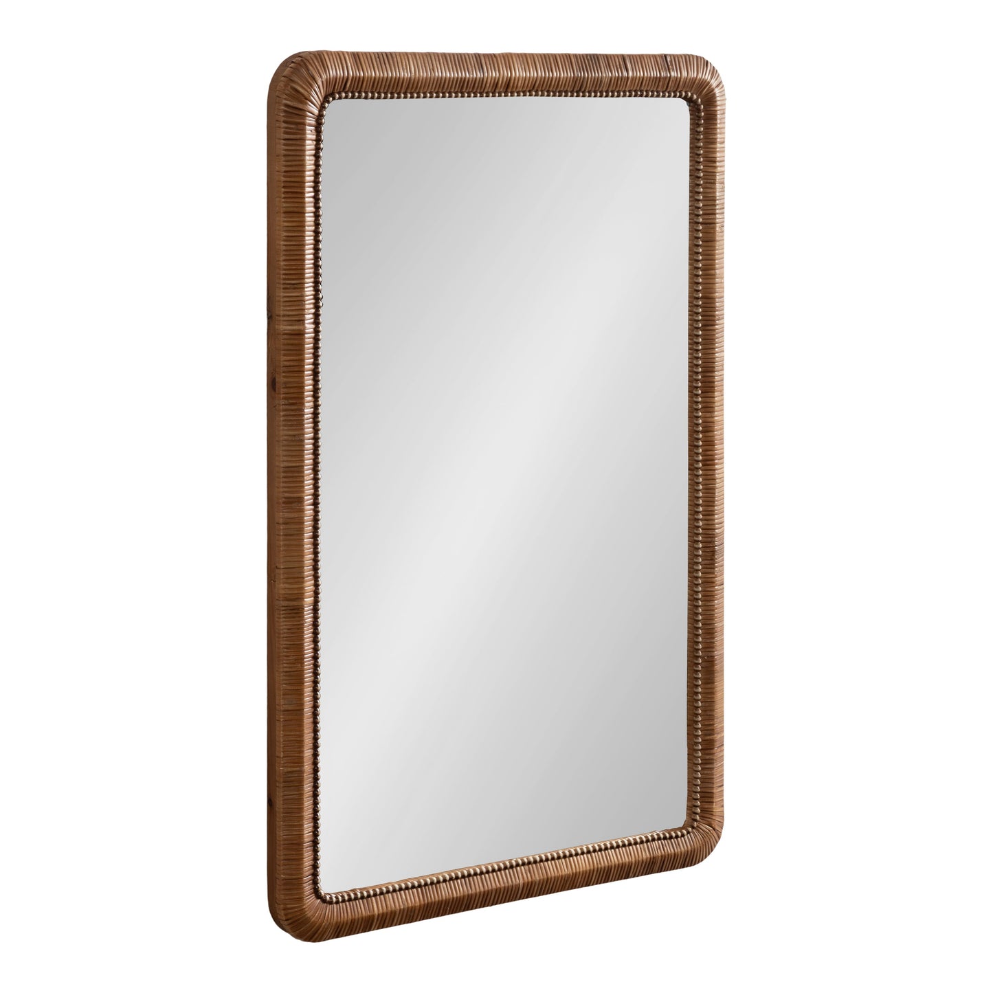 Rahfy Beaded Rectangle Framed Mirror