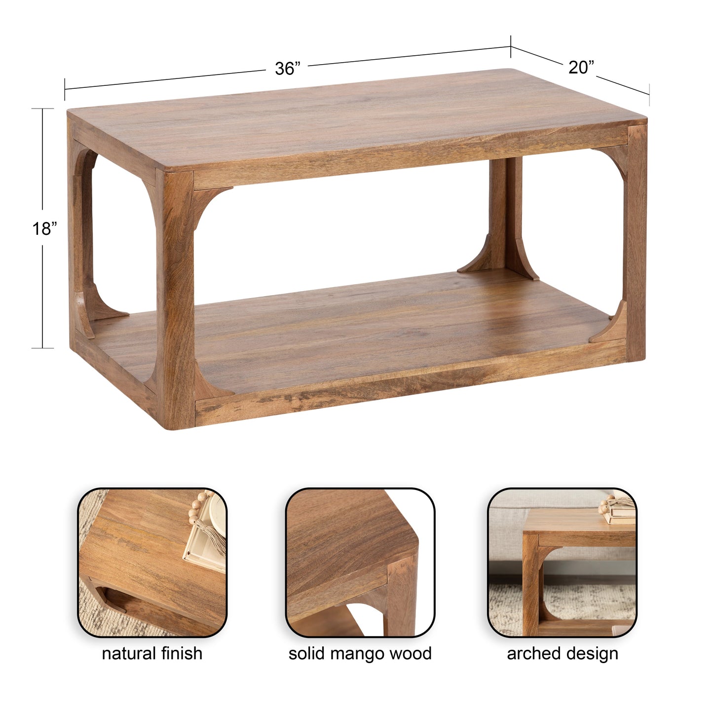 Dahl Rectangle Coffee Table