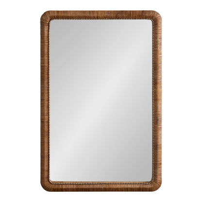 Rahfy Beaded Rectangle Framed Mirror