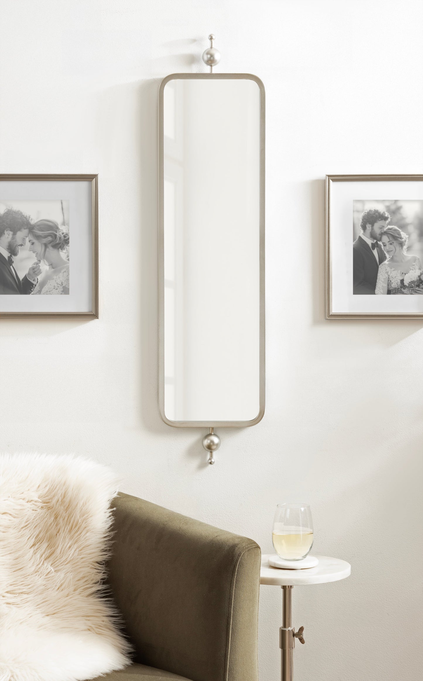 Kasota Metal Framed Mirror