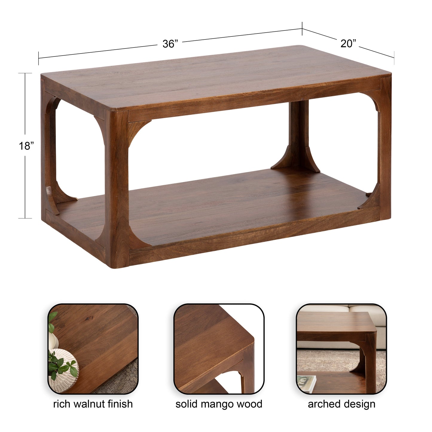 Dahl Rectangle Coffee Table